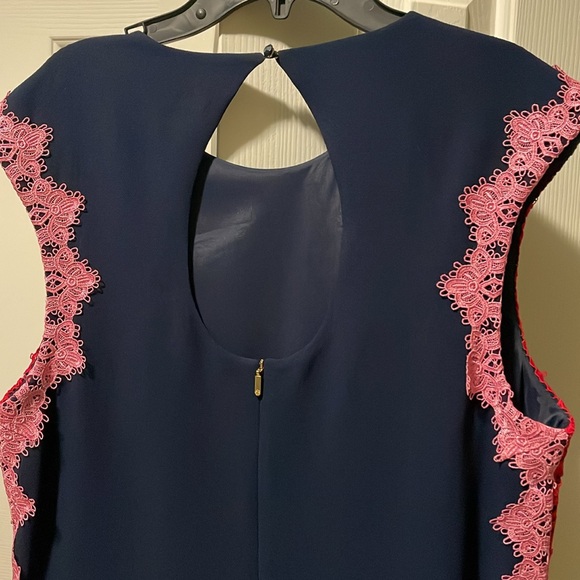 Trina Turk Navy Cocktail Dress . NEW w/o Tags . Size 12 - Picture 8 of 8